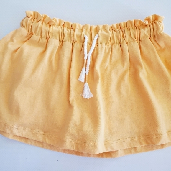K1197 * Baby Gap Girls Solid Knit Skort Yellow Size 2 Yrs - Picture 7 of 7